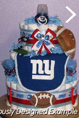 ny-giants-diaper-cake (4).JPG - New York Giants